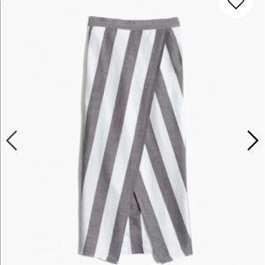 Madewell Striped Skirt